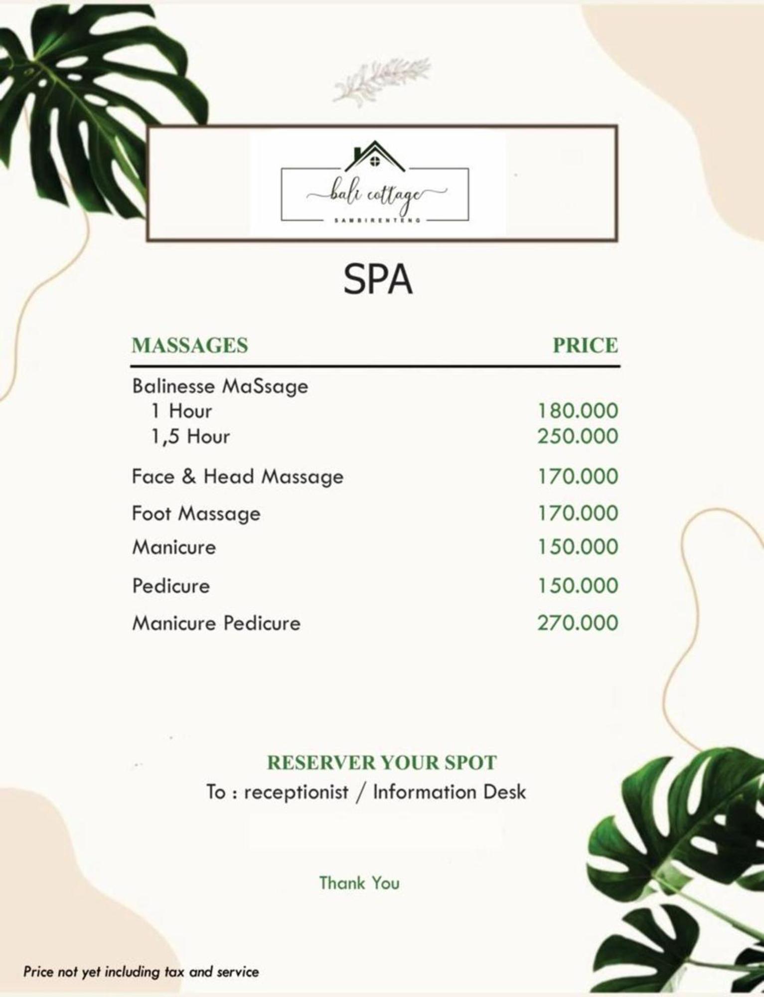 Bali Cottage Sambirenteng Pabean Buleleng Exteriér fotografie